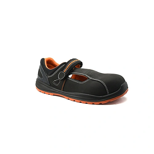 Breathable Slip On Shoes Toe Cap Safety Sandals
