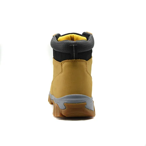 Lace-Up Non metallic Nubuck Comfortable Safety Boots