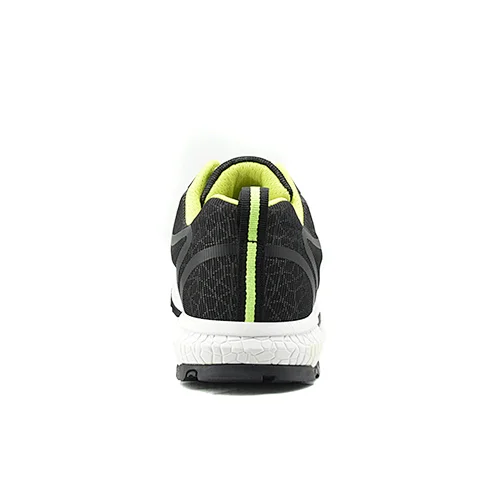 Textile Lace-Up Light Weight Work Safety Shoes