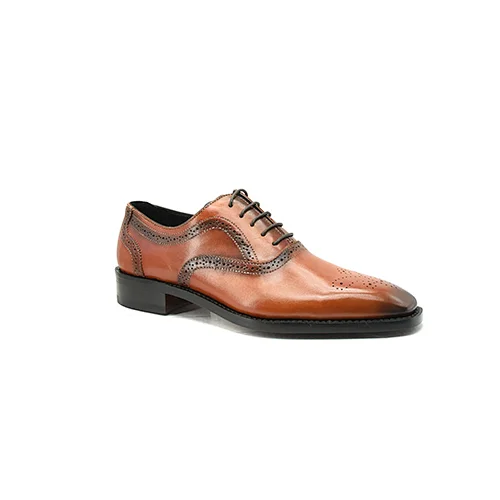 British Style Business Formal Goodyear Handmade Brogue Shoes