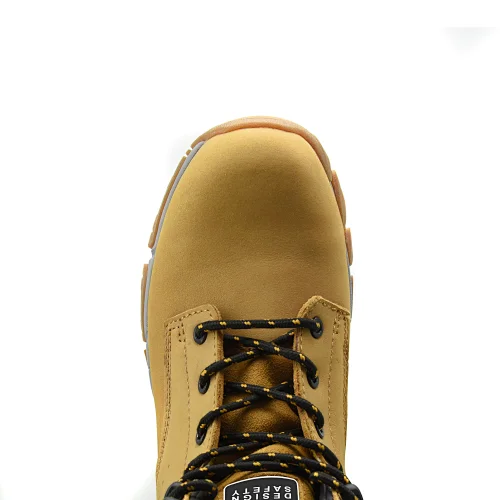 Lace-Up Non metallic Nubuck Comfortable Safety Boots