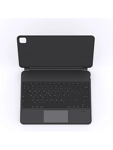  WIWU Funda de teclado para iPad Pro de 12.9 pulgadas (6ª, 5ª,  4ª, 3ª) generación, Magic iPad Pro 12.9 con teclado, trackpad multitáctil,  soporte voladizo flotante, retroiluminada, pantalla de : Electrónica