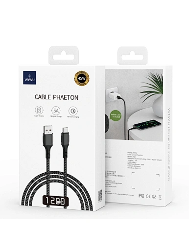 45W Super Fast Charging USB C to USB C Cable