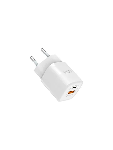 WiWU 2 in 1 USB C USB A3.0 Wall Charger 33W Fast Charging Compatible For iPhone& iPad