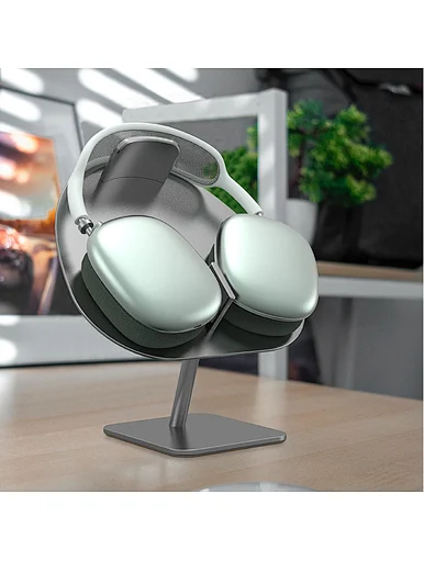 WIWU AirPods Max Stand with Sleep Mode, Headphone Stand Built-in Sleep  Magnet, Aluminum Alloy AirPod Max Stand with Protective Silicone Pad, Solid