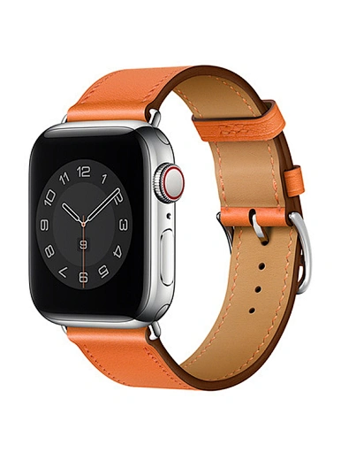 Leather watch band