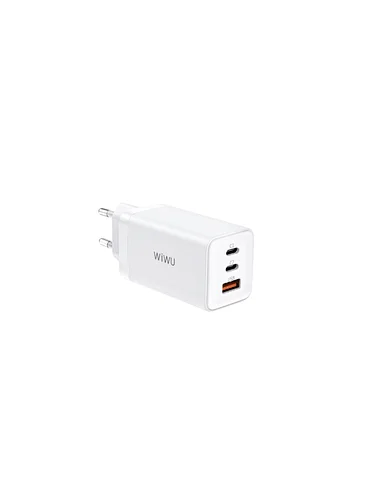 WiWU 65W GaN fast travel charger with dual type C