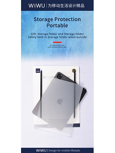 Removable Magnetic iPad Screen Protector