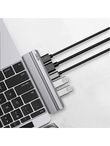 WiWU Usb C Hub 8 in 1 Macbook Adapter
