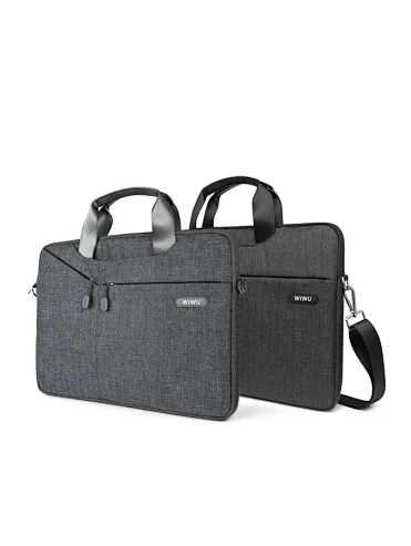 WiWU Eco friendly Polyster with faux fur Lining Laptop Handbag for Macbook Air