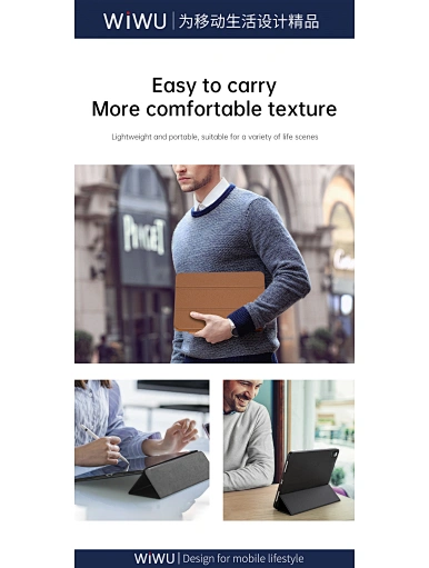PU leather Detachable tablet Shockproof Cover
