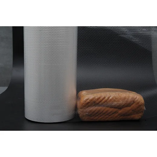 Center folded micro-perforated POF shrink film