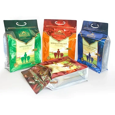 Rice packaging plastic bag