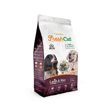 poly zipper pet food bag