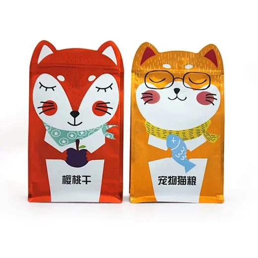 flat bottom pet food packaging bag