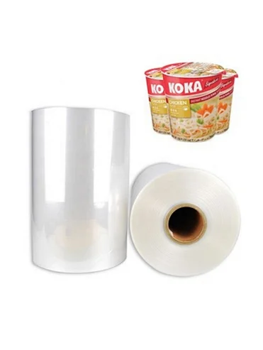 single wound 10mic high speed packing polyolefin shrink film