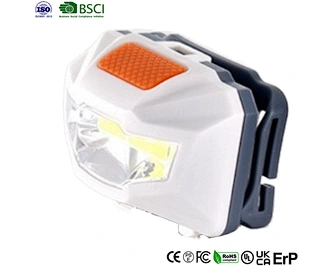 S014 White  Dry cell Headlamp-Single light source