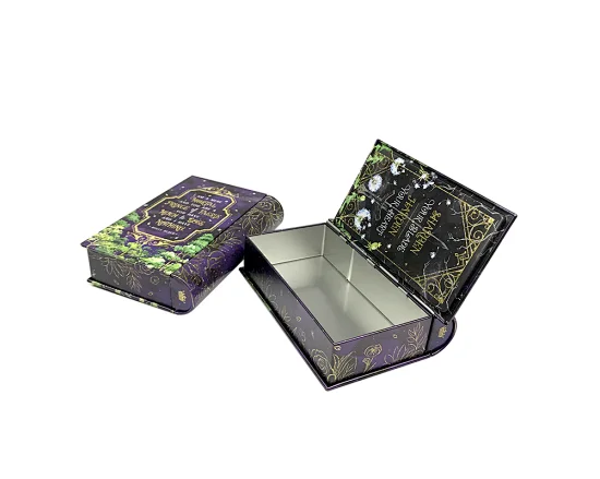 Made with high-quality materials, this christmas gift tin is perfect for packaging and storing small items such as jewelry, candies, and chocolates.