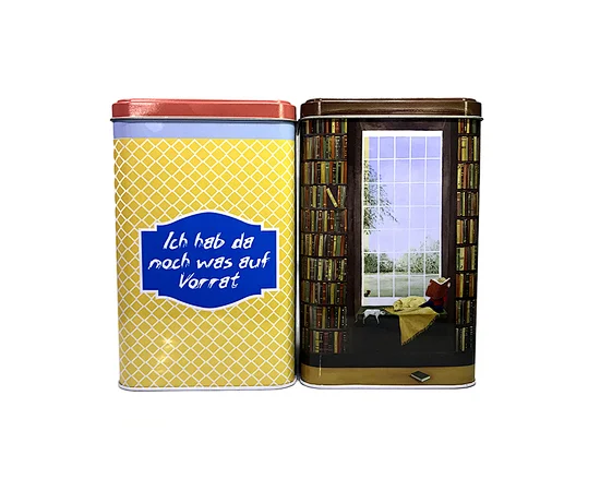 Wholesale Square Tea Container Tin Gift Box