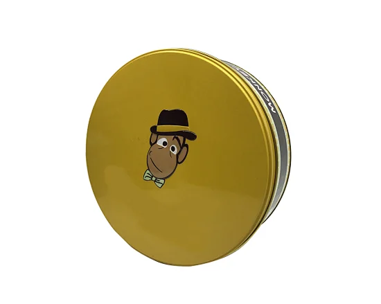 round cookie tin
