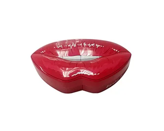 定制食品级唇形包装铁盒，用于化妆品口红环保金属口红包装盒，带 EVA 插入物