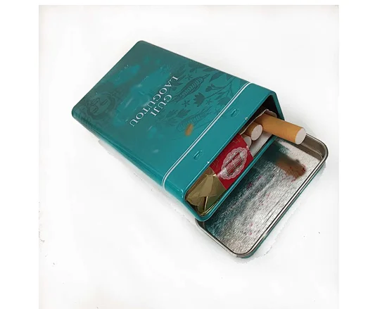 vintage cigarette tin