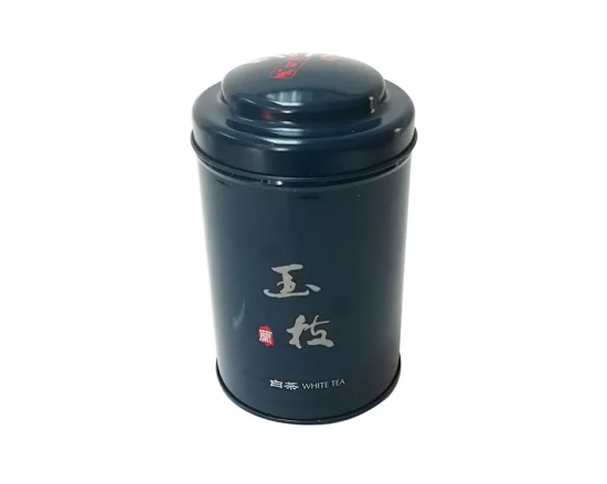 流行的圆形金属茶叶罐