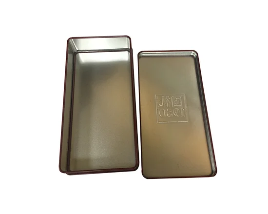 rectangle tin with lid