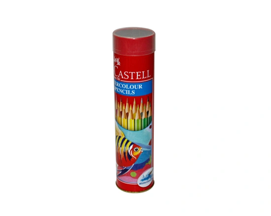 Round Tin Crayon box