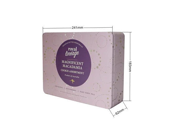 rectangular tin cans