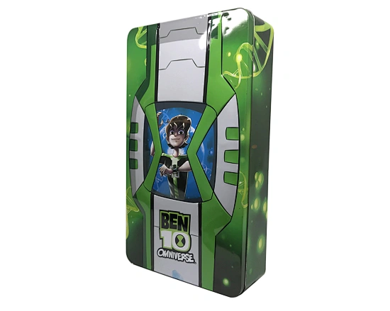 金属小矩形银色黑色红色定制 OEM 个性化薄荷糖玩具铁盒