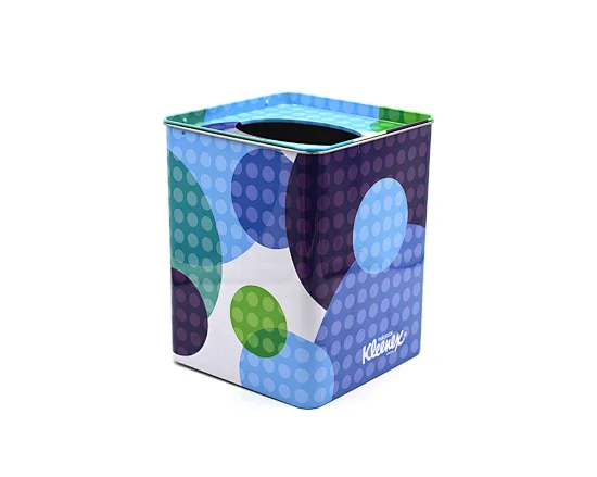 Customize your tissue box with our metal tin can. Affordable and durable, this tinplate box is perfect for everyday use, storage and even as giveaways.
