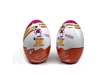Factory Wholesale Custom Promotion Easter Egg Shape Candy Packaging Exclusive Chocolate Tin Can