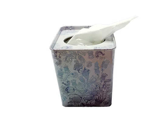 metal tissue box