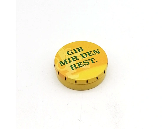 small round tin