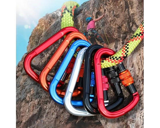 aluminum carabiner hooks