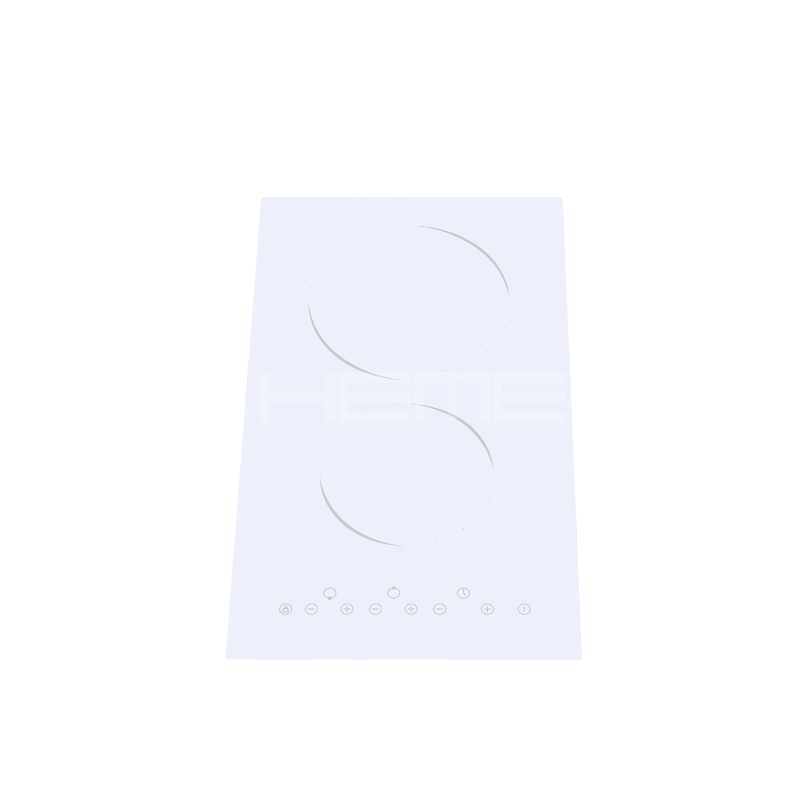 white ceramic hob