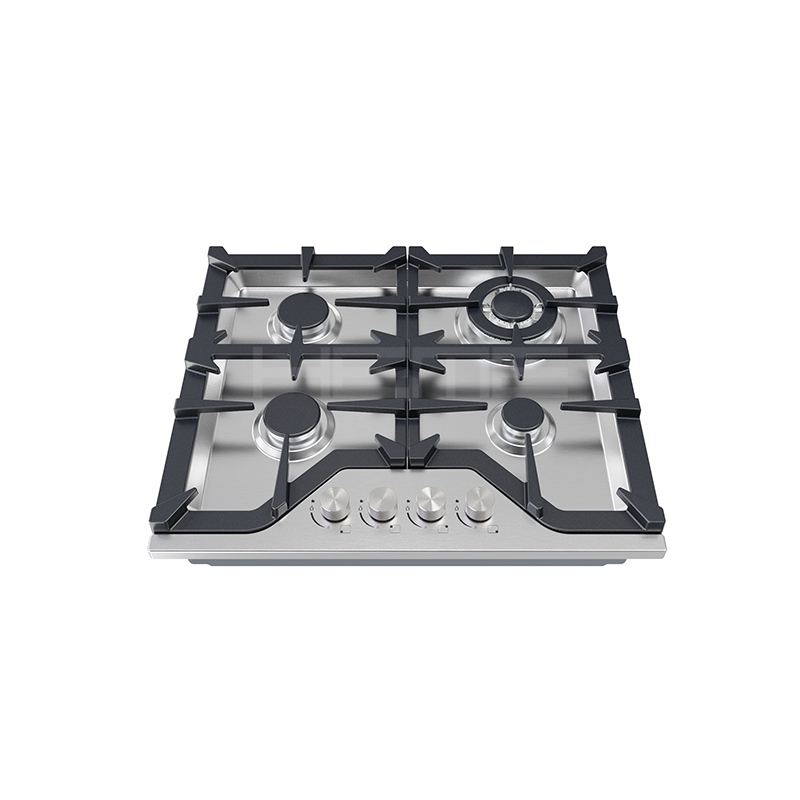24 inch Stainless Steel Panel Built-in Gas Cooktop with 4 Burners PG6041BS-KC2I