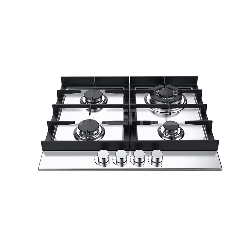Household Kitchen Appliance Factory Stainless Steel Panel Built-in Gas Cooktop with 4 Burners
