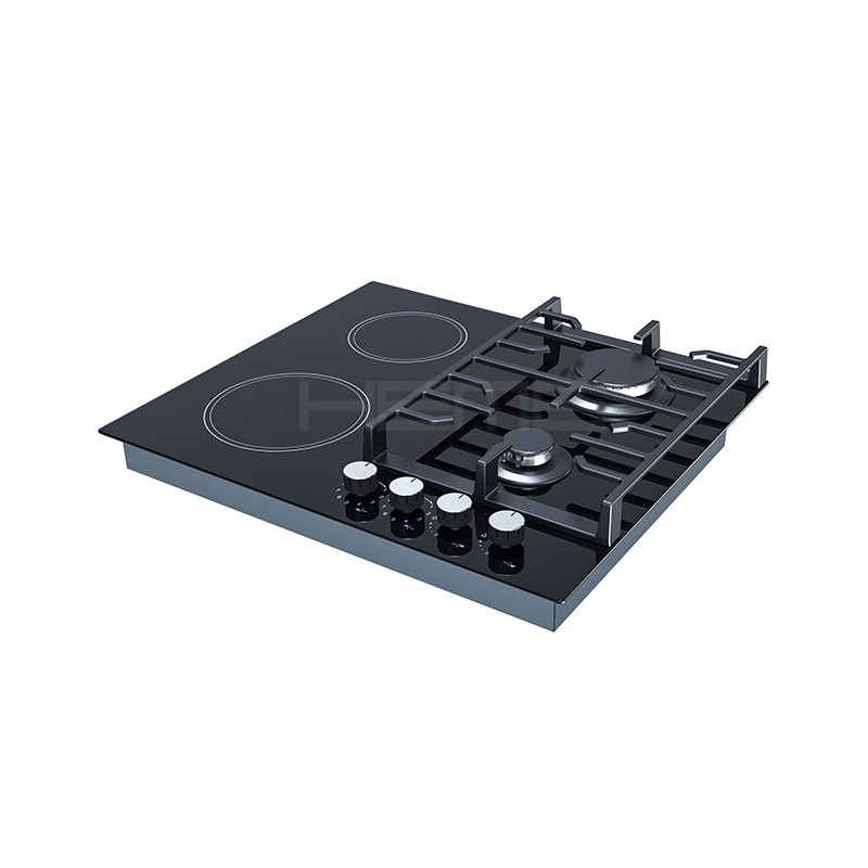 2 gas 2 electric combination stove