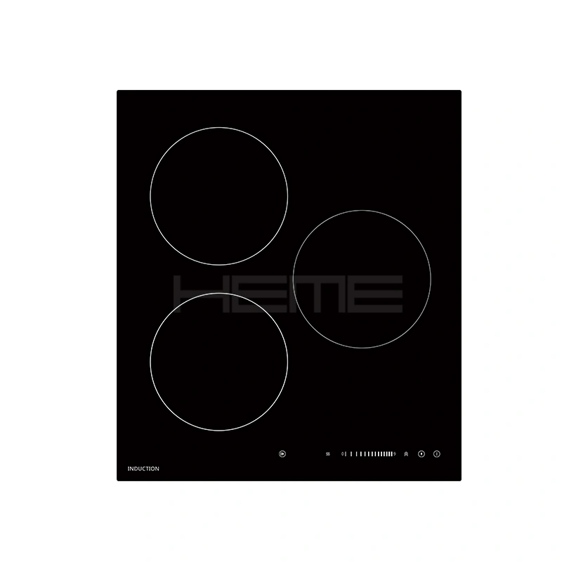 3 burners built in 45cm panel electric induction stove for kitchen cooking