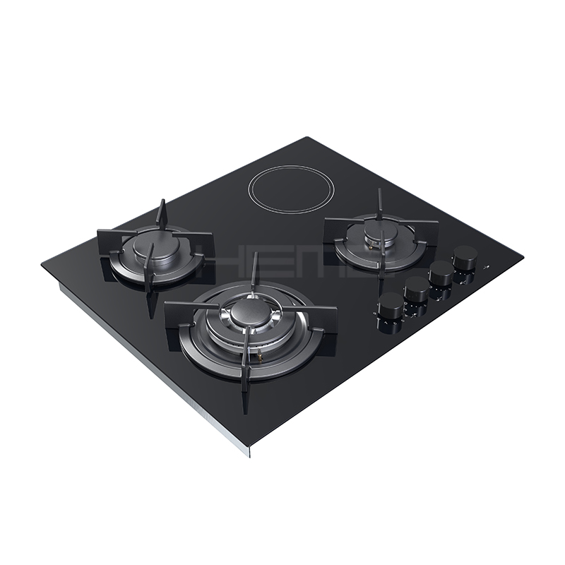 gas and ceramic cooker