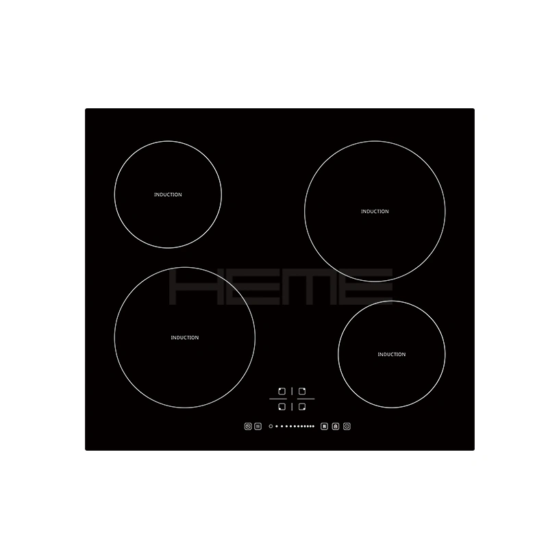 Professional custom or standard manufacturer built in 4 burners induction cooktop