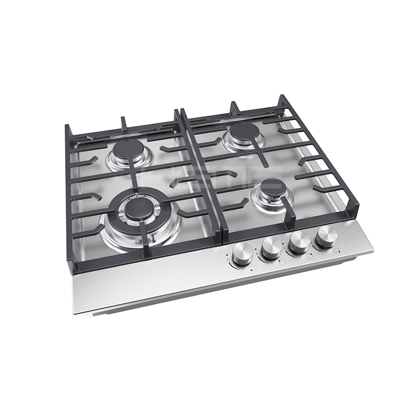 ETL approval household kitchen appliance manufacturer stainless steel built-in 4 burner gas hob
