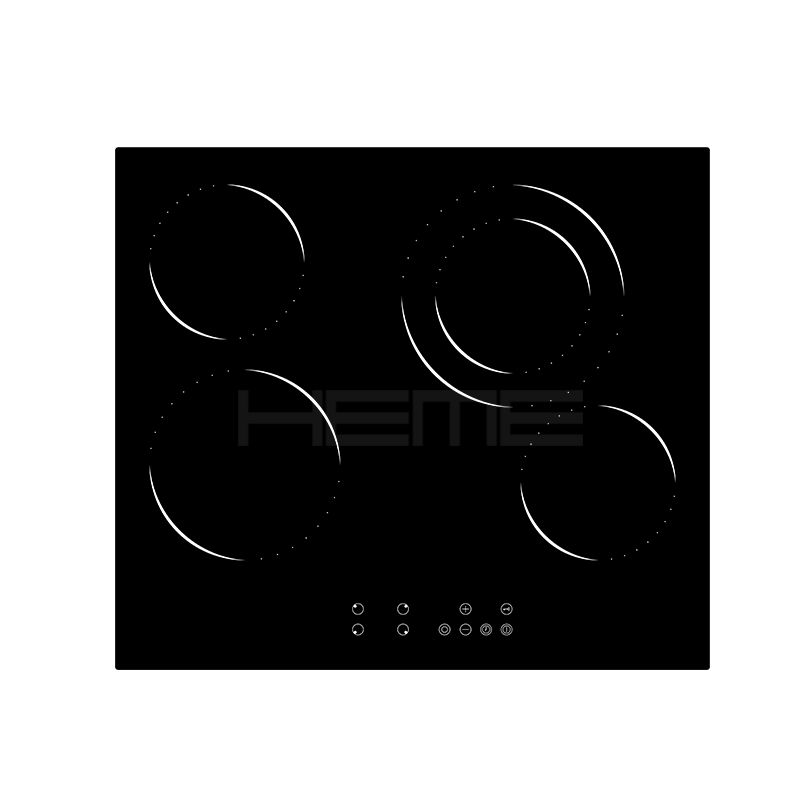 Built-in cooktop factory glass panel 4 infrared burner electric ceramic cooker