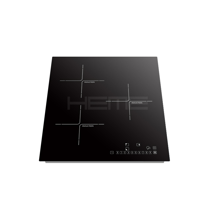 Built in cooktop China manufacturer glass panel 3 burner electric induction hob