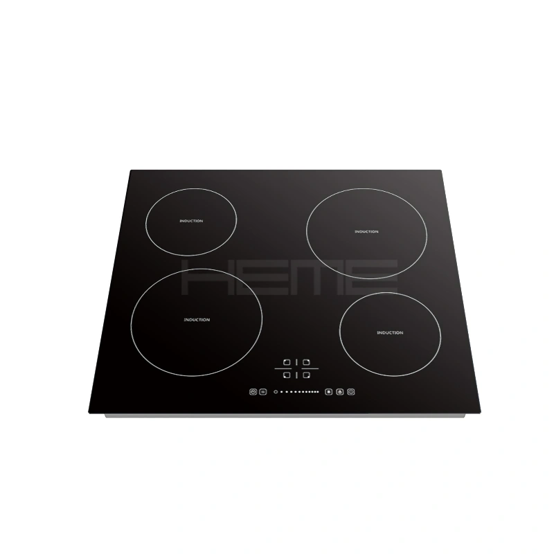 Professional custom or standard manufacturer built in 4 burners induction cooktop