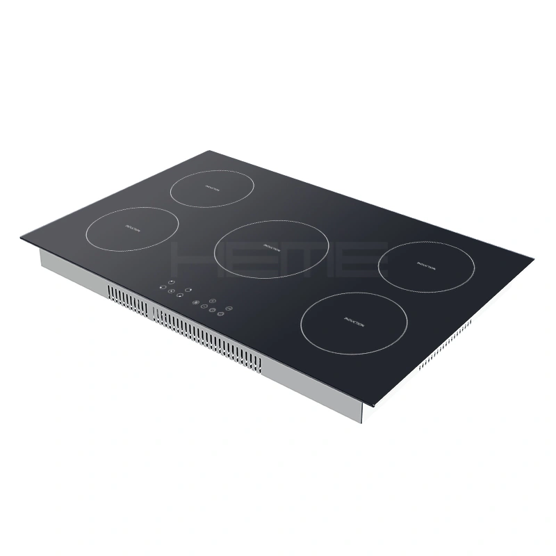5 burners induction hob