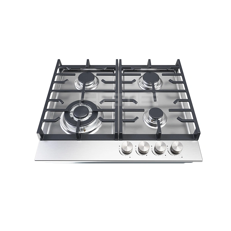 ETL approval household kitchen appliance manufacturer stainless steel built-in 4 burner gas hob