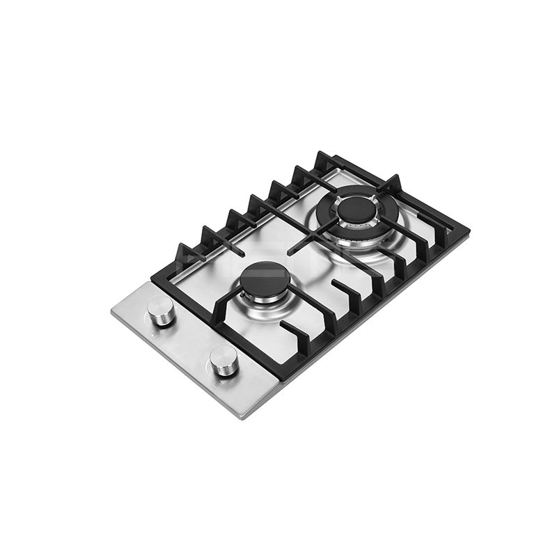 Professional Manufacturer 30cm 2 Burners Built-in Stainless Steel Gas Stove